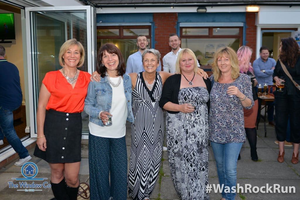 Lesley with her friends